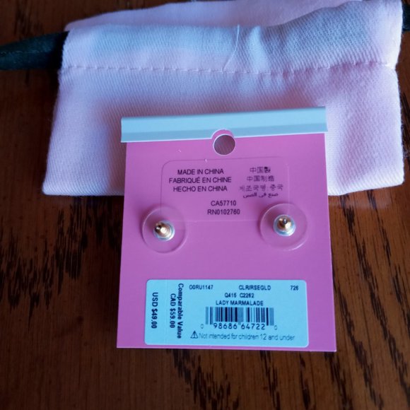 *Price Drop* Kate Spade LADY MARMALADE Studs - Picture 4 of 4